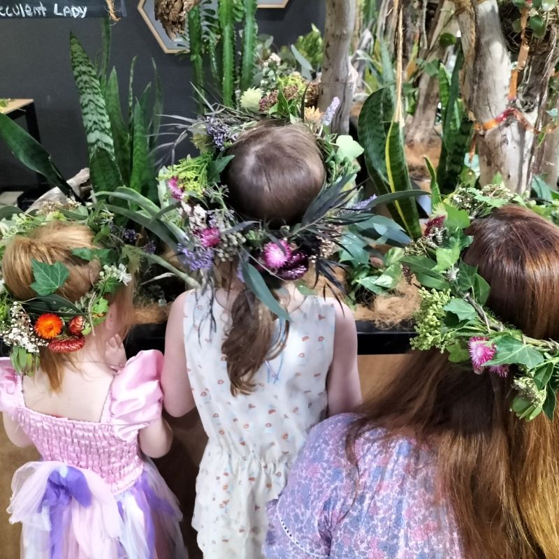 Busselton Wildflower Show Kids Flower Crowns